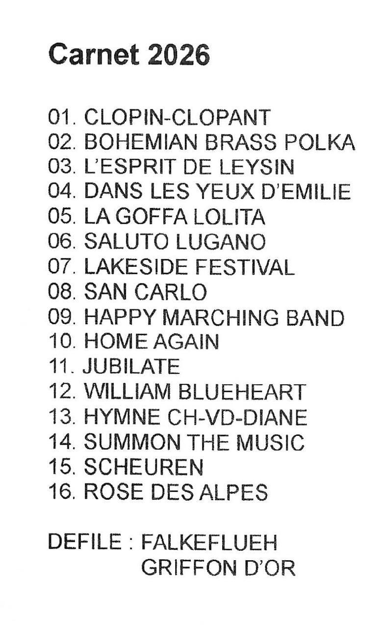 Carnet de marches 2026